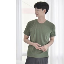 기타 바보사랑[교복몰][보카시원단] 기본 무지 라운드 티 (8color)