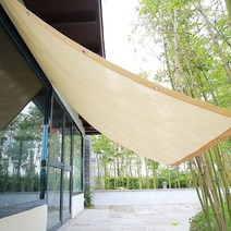 프라미스샵 사각 타프 그늘막 베이지 화이트 그레이 색상 여러사이즈 모음, 1개, 베이지	2x3m