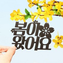 파티해페이퍼 벚꽃 토퍼 - 봄이 왔나봄, 크라프트