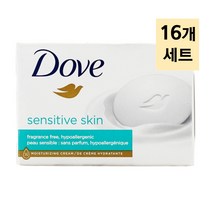 미국산 직구 도브 뷰티바 비누 센서티브 스킨 106g 16개 세트 올인원 저자극