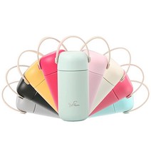 YERBAM 156g(5.5온스) 미니 텀블러 스테인리스 스틸 진공 단열 물병 이중벽 보온병 스몰 사이즈 BPA 프리 누출 방지 (티 그린), Red