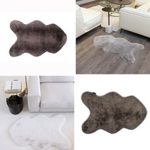 Mon Chateau 인조 밍크 러그 60x99cm 퍼 카페트 매트 인테리어 거실 소품