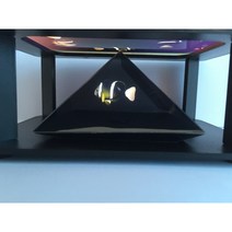 초음 가상 입체 영상 휴대전화 3D 홀로그램 프로젝터 피라미드 도금량 크게 우대, default