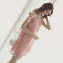 주드비비안 결혼식 펀칭 하객룩 데일리 원피스 데이트룩 벌집 사랑스러운 9W8E63C2