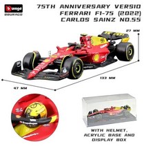 Bburago 1:43 레드불 RB19 1 #33 #11 # 드라이버 헬멧 F1 챔피언 포뮬러 자동차 메르세데스 44 다이캐스트 모델 장난감 선물, 75-55 Monza premium