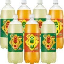 오란씨 오렌지맛 / 파인맛 1.5L x 6개, 색상:오란씨오렌지맛1.5Lx6p, 6p