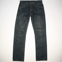 718.유니클로 빈티지워싱 일자청바지/정품/남성 31