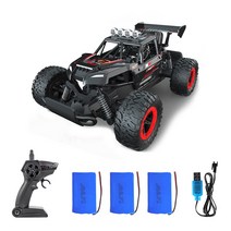 JJRC Q102 4륜구동 등반 레이싱 RC 카/1:16/독립 서스펜션/오프로드 험지 등반/RTR, 3개, 레드