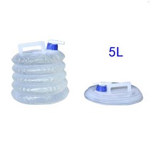 캠핑용 접이식 다기능 접이식 물병 5l-15l 텔레스코픽 물병 물 용기, 01 5L