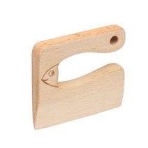 나무도마 플레이팅 원목도마 몬테소리 나무 어린이 주방 도구 요리 및 안전 절단 채소 과일 귀여운 물고기