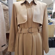 뉴코아창원르샵 어깨덧장바바리원피스