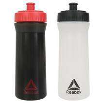 리복 새지않는 500ml 운동 헬스물병2컬러 워터보틀 주스병 슬러시 투명보틀 보틀 슬러시보틀 손잡이물통, 블랙레드[BKRD]