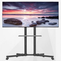이동식 이동형 엘지 삼성 70인치 65인치 60인치 58인치 55인치 tv 모니터 받침 다리 거치대 브라켓 스탠드