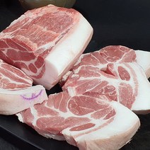 제주흑돗 제주 흑돼지 냉장육 구이용 보쌈수육용 목살 1kg, 구이용(2.5cm두께), 1개