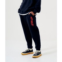 슬로우애시드 SCHARACTER 로고 맨투맨팬츠 바지 하의 네이비 LOGO SWEAT PANTS