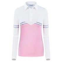 골프웨어 가을 겨울 여성 골프 의류 긴팔 셔츠 빠른 건조 티셔츠 성격 대비 색 통기성 스포츠 착용상의