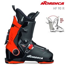 노르디카 스키 부츠 2023 NORDICA HF 90 R 알펜솔 Flex90 리어 엔트리 (22-23 2023), 25.5cm