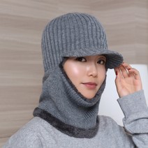 쇼미코리아 남녀공용 골지 볼캡 복면 마스크 넥워머 모자