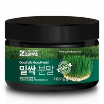 굿허브 밀싹가루 120g, 단품, 개당 중량:120g|수량:1개