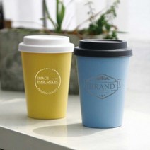 국내산 친환경 리유저블컵 제작 300ml 텀블러판촉물 행사답례품 소량제작 10개, 하늘색10개