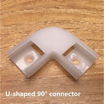 LED 단단한 스트립 실내 조명용 알루미늄 채널 U자형 V자형 평면, Accessories_20 PCS