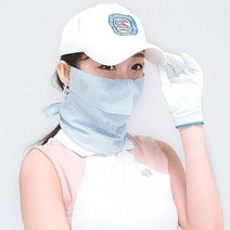 고운골프 자외선 미세먼지 차단 리본 골프, BLACK, 색상 : BLACK