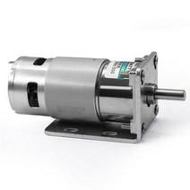 모터 수리도구 부품 42GA775 DC 12V 24V 모든 금속 최대 60KG 브래킷이있, 100rpm+24V