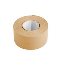 다용도 다목적 욕실 방수 테이프 pvc 소재 싱크 균열 스트립 주방 욕조 코너 씰링 및, 2.2cm, 베이지, 3m