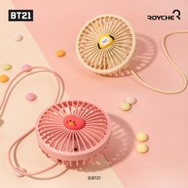 라인프렌즈 BT21 차량용 LED USB 선풍기 써큘레이터 서큘레이터, BT21차량용선풍기쿠키