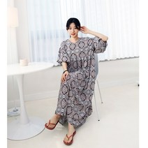 꾸달꾸 쥴리 롱 원피스 루즈핏 반팔 원피스 오버핏 봄 여름 시원한 55~88