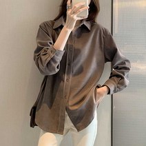 나미나라 직장인 셔츠 연말모임외출 블라우스 코디 겨울 베이직 루즈핏