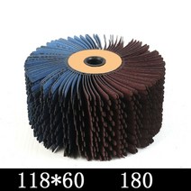 그라인더 연마도구 삼각 숫돌 118x6030mm 120-600 그릿 제 와이어 드럼 휠, 60mm 180방