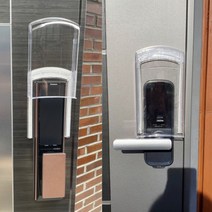 안샘락 도어락 레인 커버 번호키 빗물 방수 비막음 비막는 가리개 방화문 샷시문 현관문 주키 보조키 방지 차단, 도어락 빗물방지커버