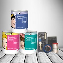 노루페인트 프리미엄 친환경 수성페인트 팬톤페인트 1L 풀세트, 외부용 1L 무광 (컬러번호 배송메시지에 기재)