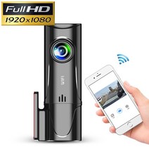 차량 블랙박스 채널 1 2 후방 카메라Car Recorder WIFI Mobile Phone APP HD Night Vision Hidden 140Angle, 01 16G
