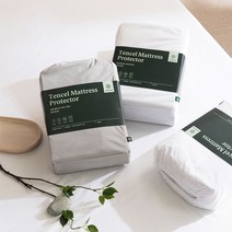 [지누스] 텐셀 매트리스 커버 화이트 (슈퍼싱글)