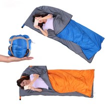 초경량 백팩킹용 미니침낭 여름침낭 해외여행 배낭여행 트래킹 2023, 블루