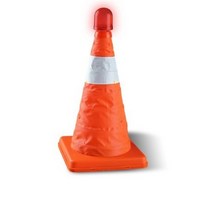 파보니 LED 접이식 안전콘, 3개