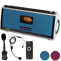 DY-1004 휴대형 블루투스 앰프 스피커 강의 행사 무선마이크 (타입/칼라선택)- STM, RED, 기본B타입+헤드마이크