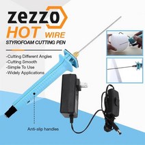 우드락 폼보드 열선 커팅기핫와이어 스티로폼 커팅 펜 110V-240V 폼 펜 바늘 전기 폴리스티렌 머신 열 조, 01 US Plug