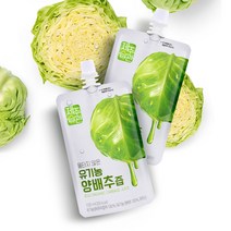 제주습관 유기농양배추즙 제주산 NFC저온착즙 100ml 10포