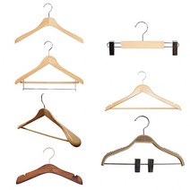 지엔디스플레이 튼튼한 옷가게 우드 나무 원목옷걸이 옷걸이, 1개, 03. 하우스옷걸이