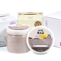 신안함초닷컴 [3년묵은신안천일염] 톳 가는 소금 - 300g (답례품 선물세트), 골드