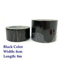 포장마차 천막 비닐 타포린 방수포 폭5 ~ 8cm 초강력 섬유 타포린 수리 테이프 방수 성능 자기 고정 접착, 16 Black 8cmx8m