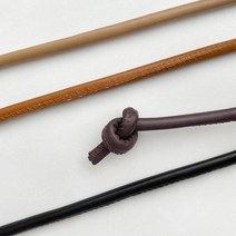 90cm)가죽끈(5mm)-3종[택1], 블랙, 1개