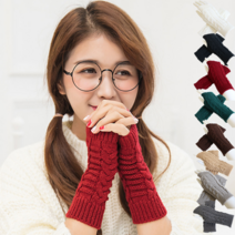 여성 니트 핸드 손목 토시 워머