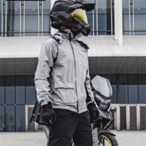 오토바이우비 라이더 바이크 우비 SULAITE 바이크 오토바이 레인 슈트 방수 비옷 + 팬츠 판초 재킷 스쿠터, 05 Black