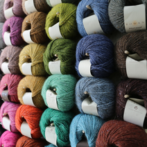 Rowan 펠티드트위드 Felted Tweed DK 영국수입실 로완실 트위드실 뜨개실 40컬러 배색뜨기 요크스웨터 탑다운 니트카페, 193 커민 cumin