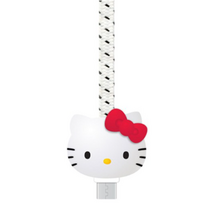 헬로키티 마이크로 5핀 USB 케이블 화이트, 5개