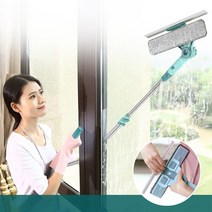 싹쓰리 청소기 길이조절 2번닦는 베란다창문닦이 스퀴지 물걸레 다용도, 단품